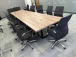 Used Conference Table - Walnut Laminate - 16FT - ITEM #:195102 - Img 1 of 6