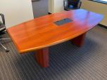 Used Conference Table With Insert - Cherry - 6FT - ITEM #:195103 - Img 5 of 7