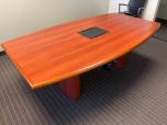 Used Conference Table With Insert - Cherry - 7FT - ITEM #:195107 - Img 2 of 4