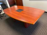 Used Conference Table With Insert - Cherry - 7FT - ITEM #:195107 - Img 3 of 4