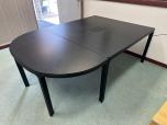 83" Black 2-Piece Conference Table with Power Port - ITEM #:195109 - Img 1 of 4