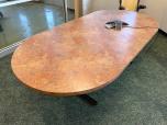 Used Conference Table - Stone Laminate - Black Legs - ITEM #:195110 - Img 3 of 4