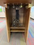 Used Conference Table - White Laminate - Oak - 12FT - ITEM #:195111 - Img 5 of 10