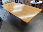 Used Conference Table - Oak Veneer - Boat - 8FT - ITEM #:195114 - Img 3 of 5