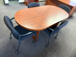 71-inch Oval Conference Table with Cherry Finish - ITEM #:195116 - Img 2 of 4