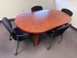 71-inch Oval Conference Table with Cherry Finish - ITEM #:195116 - Img 4 of 4