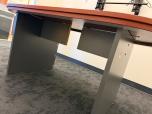6' Racetrack Conference Table, Orange Woodgrain & Grey - ITEM #:195117 - Img 5 of 5