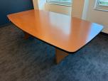 Boat-Shaped Conference Table with Panel Bases - ITEM #:195118 - Img 1 of 5