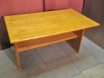 Used Oak Table With Oak Frame - ITEM #:200007 - Img 1 of 2