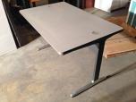 Training table with greyish tan laminate and tan finish - ITEM #:200053 - Thumbnail image 2 of 2