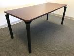 Training tables with dark cherry finish and charcoal legs - ITEM #:200055 - Thumbnail image 2 of 2