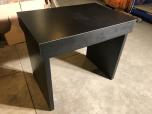Used Small heavy duty table with black laminate 