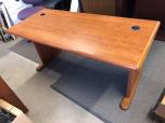 Used Table with cherry veneer finish and modesty panel 