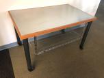 Office tables with stainless steel top and lockable wheels - ITEM #:200077 - Img 2 of 3