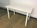 Used Ikea Table - White Laminate - White Legs - ITEM #:200102 - Img 1 of 2