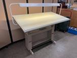 Used Hamilton Dial-A-Torque Drafting Table With Light - ITEM #:200109 - Img 7 of 9