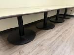 Square Cafe / Breakroom Table with Round Pedestal Base - ITEM #:200117 - Img 2 of 3