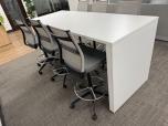 White Laminate Parsons Bar Height Meeting Table, 96x36 - ITEM #:200123 - Img 1 of 5