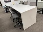 White Laminate Parsons Bar Height Meeting Table, 96x36 - ITEM #:200123 - Img 3 of 5