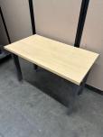 Maple Laminate Training Table with Gray Metal Legs - ITEM #:200125 - Img 2 of 3