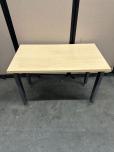 Maple Laminate Training Table with Gray Metal Legs - ITEM #:200125 - Img 3 of 3