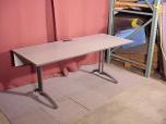 Vela Table folding table by Versteel - speckled grey laminate - ITEM #:205005 - Thumbnail image 1 of 4