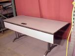 Vela Table folding table by Versteel - speckled grey laminate - ITEM #:205005 - Img 3 of 4