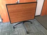 Small rectangular folding tables with cherry veneer finish - ITEM #:205017 - Thumbnail image 2 of 3