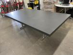 Used Folding Conference Table - Grey And Chrome - ITEM #:205025 - Img 4 of 7