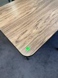 Woodgrain Laminate Folding Training Table, 60x30 - ITEM #:205027 - Img 3 of 3