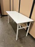 White Folding Training Table / Desk - ITEM #:205030 - Img 2 of 4