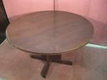 Round table - mahogany finish - ITEM #:210000 - Thumbnail image 3 of 3