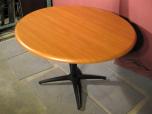 42" Round Table with Light Cherry Laminate Top and Black Star Base - ITEM #:210006 - Img 1 of 2
