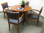 Round table with cherry veneer finish - ITEM #:210021 - Thumbnail image 1 of 1