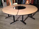 Modular 8' Round Conference Table with Center Opening - ITEM #:210032 - Img 2 of 2