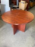 Round table with cherry laminate finish - ITEM #:210051 - Img 1 of 2