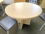 42" Round Maple Table with Cross Base - ITEM #:210054 - Img 2 of 2