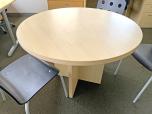Used Maple Round Table With Maple Base - ITEM #:210054 - Img 2 of 2