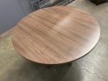 42" Round Conference Table with Walnut Laminate Finish - ITEM #:210061 - Img 2 of 4