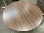 42" Round Conference Table with Walnut Laminate Finish - ITEM #:210061 - Img 3 of 4