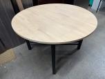 Used Table - Black Base - Light Wood Top - ITEM #:210066 - Img 3 of 3