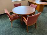Used Round Office Table - Light Wood - Laminate - ITEM #:210067 - Img 1 of 1