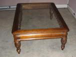 Coffee table with glass inlay - ITEM #:215006 - Thumbnail image 3 of 3
