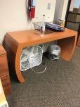 Lobby table with curved legs - light cherry laminate finish - ITEM #:215012 - Thumbnail image 1 of 1