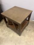 Used Lobby Table - Square With Stone Top - ITEM #:215029 - Img 3 of 4