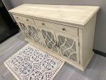 Used Lobby Table Credenza - Grey Wood And Glass - ITEM #:215033 - Img 4 of 7