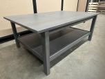 Used Lobby Table - Grey Wood - ITEM #:215039 - Img 2 of 3