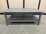 Used Lobby Table - Grey Wood - ITEM #:215039 - Img 3 of 3