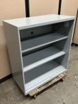 Used Allsteel Metal Bookcase - Grey - ITEM #:240028 - Img 3 of 5