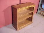 Small oak vintage-style bookcase - ITEM #:245001 - Thumbnail image 1 of 3